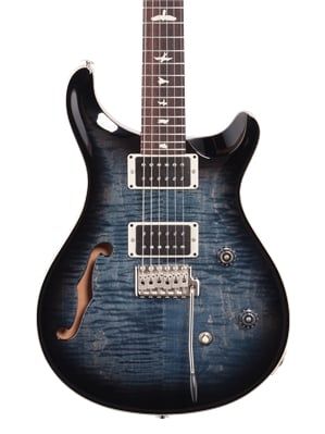 PRS CE24 Semi-Hollowbody Electric Guitar Faded Blue Smokeburst with Gig Bag